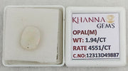 1.94/CT Natural FIRE OPAL with Govt. Lab Certificate-12313D49887